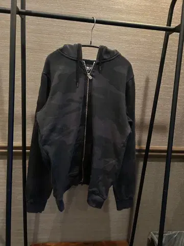 HYDRGEN 카모 패턴 집업 후드티와 팬츠 세트