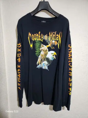 MARCELO BURLON COUNTY OF MILAN 긴팔 티셔츠