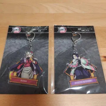 [ 미개봉 ] 귀멸의 칼날 격투 아크릴 참 도우마 시노부 세트