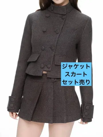 ANDWANG 헤리티지 더블 버튼 재킷