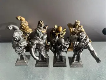 북두의 권 메탈릭풍 미니 흉상 피규어 8체 세트