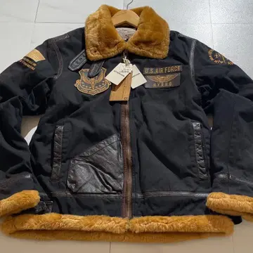 새상품 에어내셔널 가드 무스탕 B-3 플라이트 자켓 AVIREX