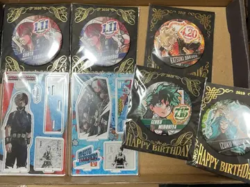 점프샵 생일 굿즈 토도로키 쇼토 바쿠고 카츠키 미도리야 이즈쿠