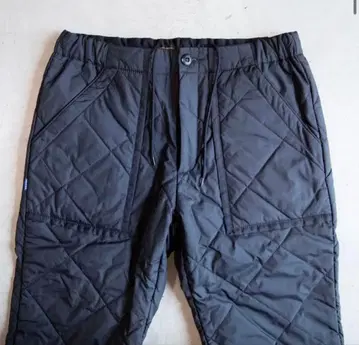 TURN ME ON 턴미온 퀼팅 베이커 팬츠 BLACK