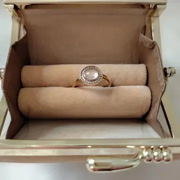 엘레강트 로즈쿼츠 반지 ABISTE 15호