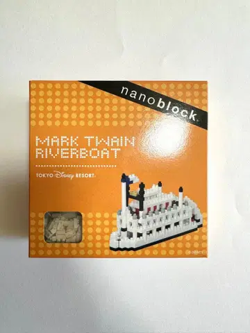 [새상품] [미사용] [미개봉] 나노블럭 증기선 마크 트웨인호