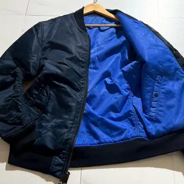 AVIREX 아비렉스 MA-1 무지 리버서블 2way 자켓 L