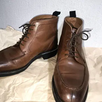 리갈 브라운 가죽 처카 부츠 24cm