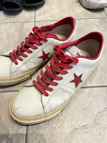 CONVERSE 원스타 화이트/레드