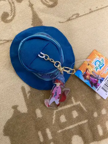 영화 주토피아2 모자 키링 닉 버킷햇 키링 디즈니