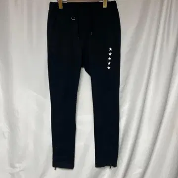 16AW uniform experiment 밑단 지퍼 이지 팬츠 블랙 1