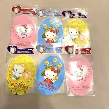 레트로 헬로키티 스티커 6개 세트