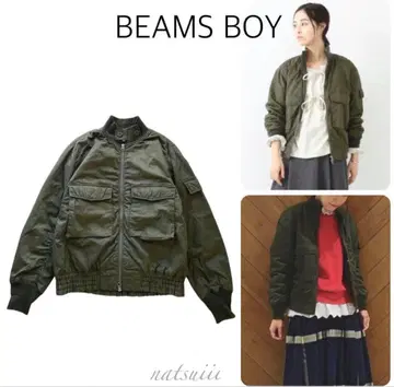 빔즈 보이 트윌 플라이트 자켓 충전솜 블루종 아우터