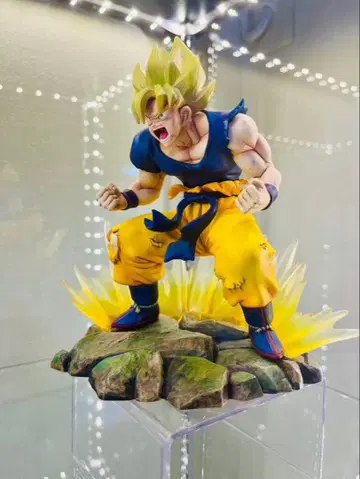 제일복권 한계 돌파! 피규어상 초사이어인 손오공 리페인트