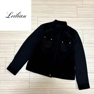 [ 택 포함 새상품 하자품 ] Leilian 레리안 코듀로이 노카라 자켓