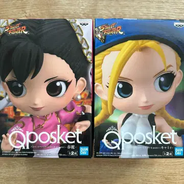 Qposket 스트리트 파이터 춘리 캐미 피규어 2개 세트