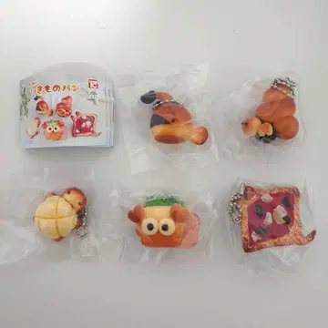 가챠 바다 생물 빵 전 5종 컴프 세트