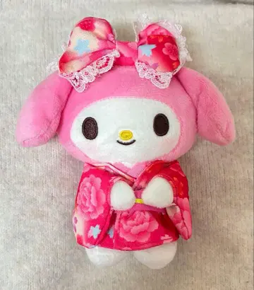 마이멜로디 마스코트 홀더 (그라데이션 기모노)