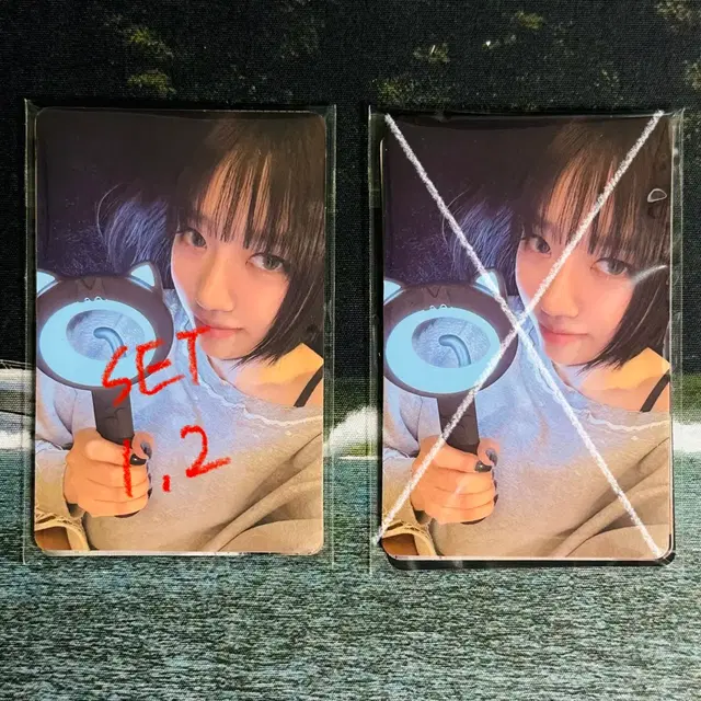 (미개봉) 미야오 응원봉 lightstick 포토카드 5장 1세트 양도