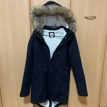 GAP 블랙 모즈 코트 XS