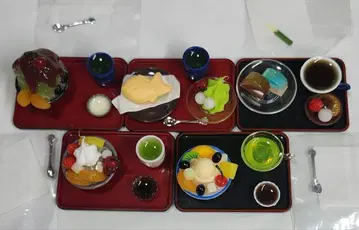 가챠 [ 찻집의 디저트 마스코트 ] 전 5종 세트