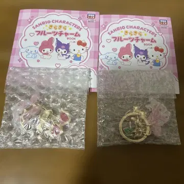 산리오 캐릭터즈 반짝반짝 후르츠 참 마이멜로디 2개 세트