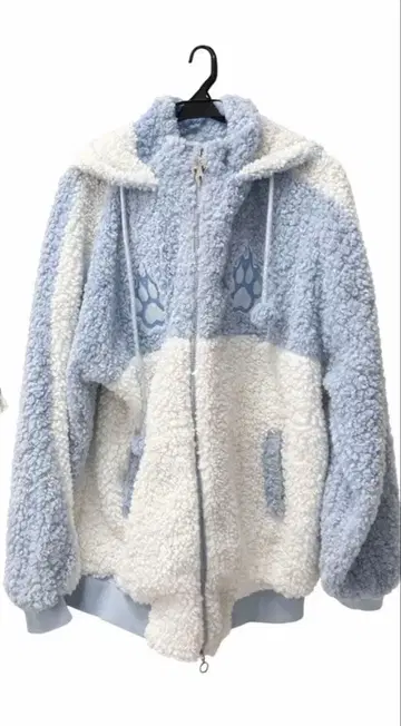 Listenflavor 고양이 귀 발바닥 파이어 보아 블루종 스카이블루