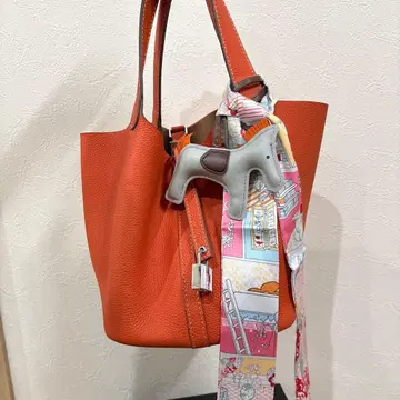 오렌지 레이디 토트백