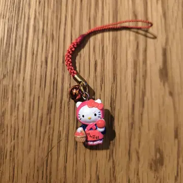 산리오 헬로키티 미치노쿠 키티 이야기 사과 아가씨 족쇄 스트랩