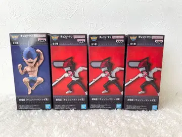 체인소맨 극장판 월드 컬렉터블 피규어 4개 세트