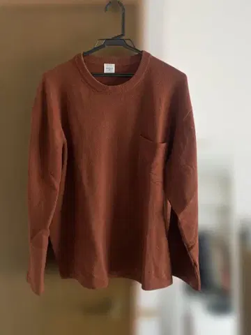 에디피스 크루넥 포켓 니트 사이즈 M 캐시미어 100%