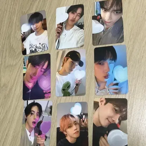 더보이즈 응원봉2 하트성기2 포토카드 세트 일괄