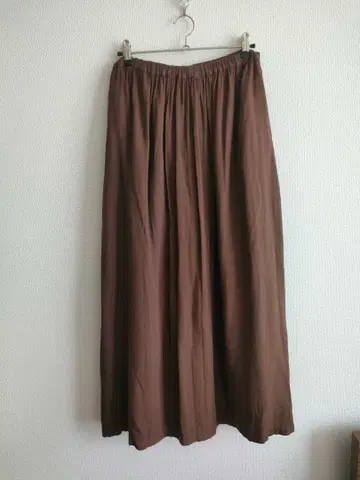 CP Shades Ron Herman 맥시 롱 스커트 XS 브라운