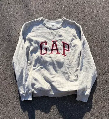90s 00s y2k 올드 갭 GAP 그레이 맨투맨 트레이닝복