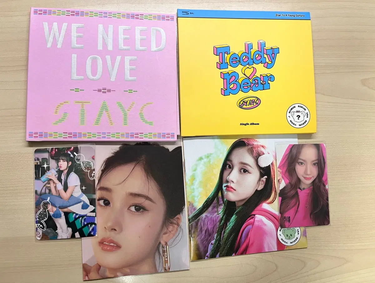 (Bulk Unsealed) Stayc album Teddy Bear, We Need Love