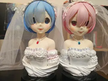 렘 라무 아트 스케일 피규어 (웨딩ver.) 2체 세트