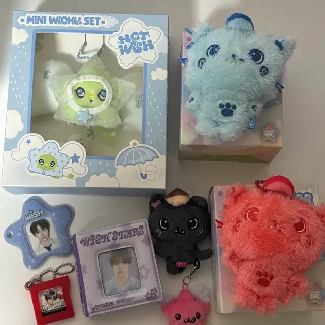 리쿠 엠디 양도 (미니위츄,컬러위시돌,로그인엠디,쿠리응원봉키링)