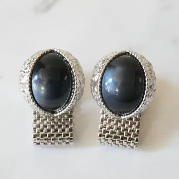 Swank 스완크 커프스 실버 그레이 문스톤