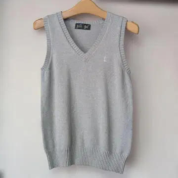 EAST BOY 그레이 니트 V넥 베스트