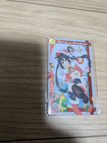 케이온! 나카노 아즈사 크리스마스 아크릴 카드