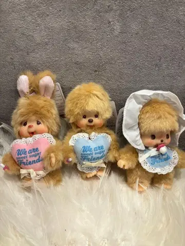 정품 택 포함 새상품 스위트 슈가 몽치치 키체인 3개 세트