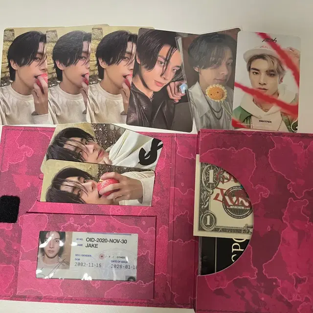 엔하이픈 제이크 엔진반 앨범 풀셋 포카 일괄