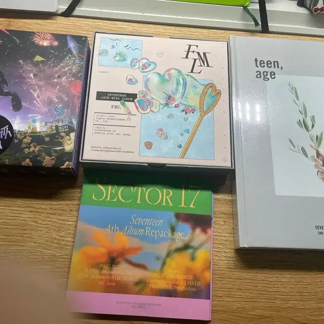 세븐틴 앨범 판매합니다