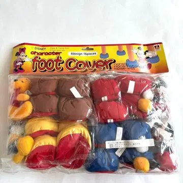 디즈니 미키 미니 도날드 푸우 의자 다리 커버 봉제 인형 가구