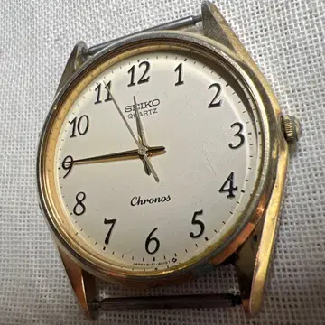 SEIKO Chronos 빈티지 쿼츠 골드 세이코 크로노스