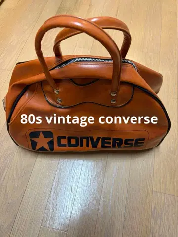 [ 80s ] converse 가죽 보스턴 백
