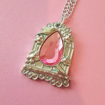 과거 세본스타 목걸이 도금 새장 스카이블루