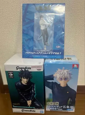 주술회전 피규어 아크릴 디오라마 고죠 사토루 후시구로 메구미 옷코츠 유타