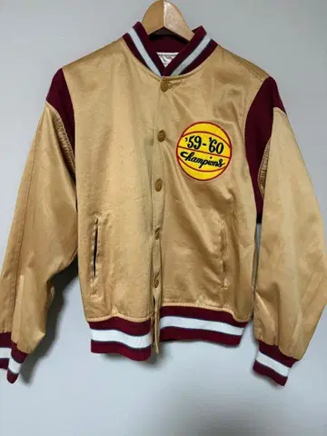 Crystal Mint 농구 바시티 자켓 L