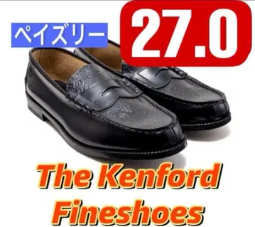 The Kenford Fineshoes 로퍼 단면 페이즐리 27cm